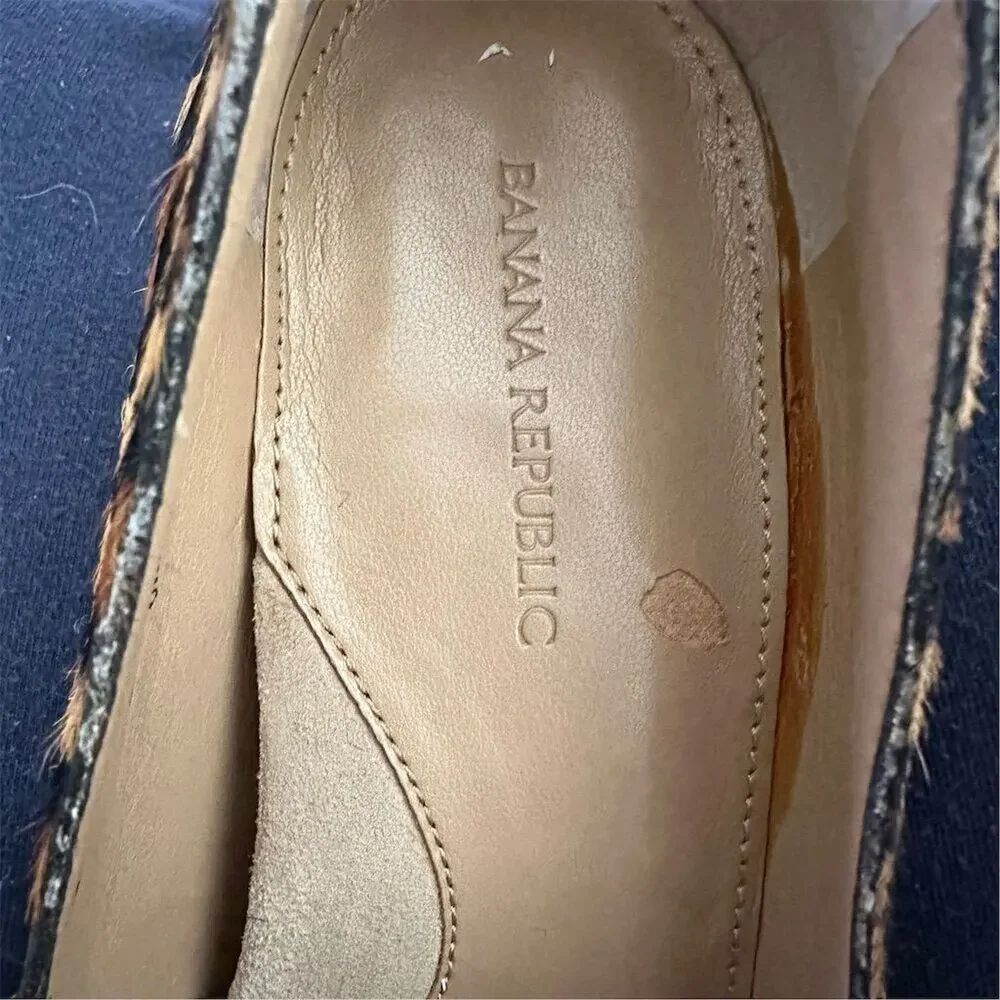 Banana Republic Women's Leopard Print Block Heel Pumps Size 6M Formal Shoes‎ - Picture 10 of 10